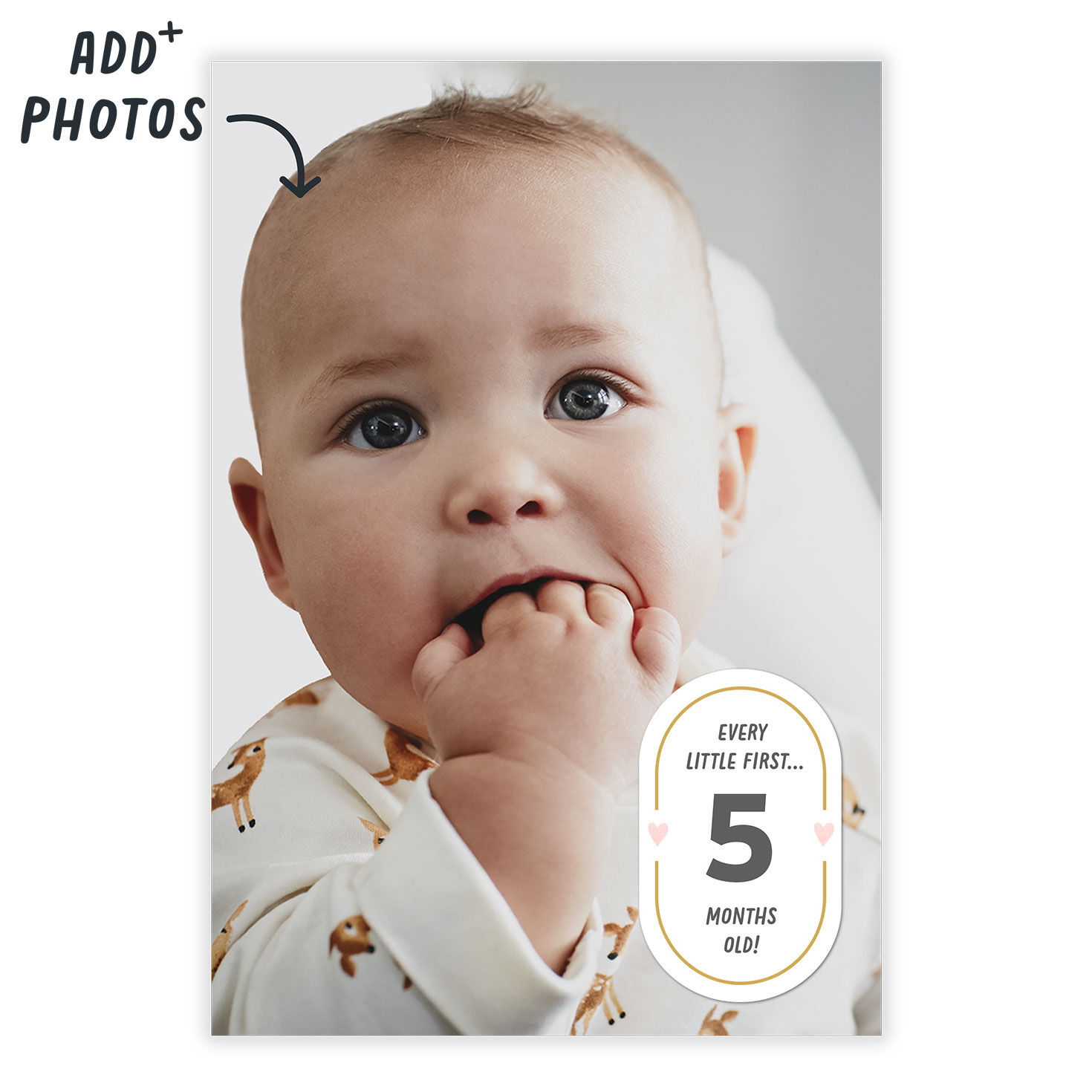 Milestone Badge with Hearts eCard, , large image number 2