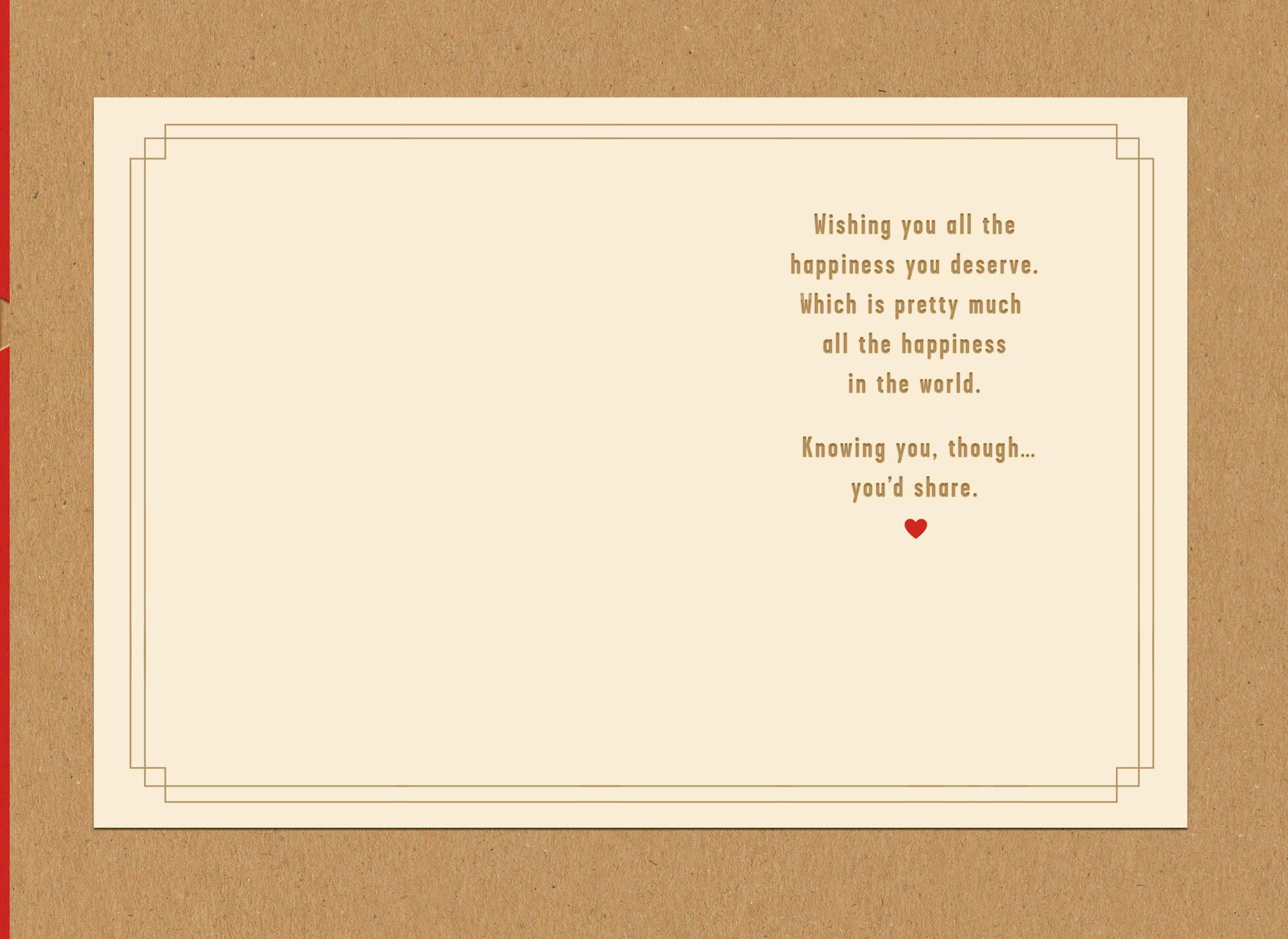 A World of Happiness Valentine's Day Card