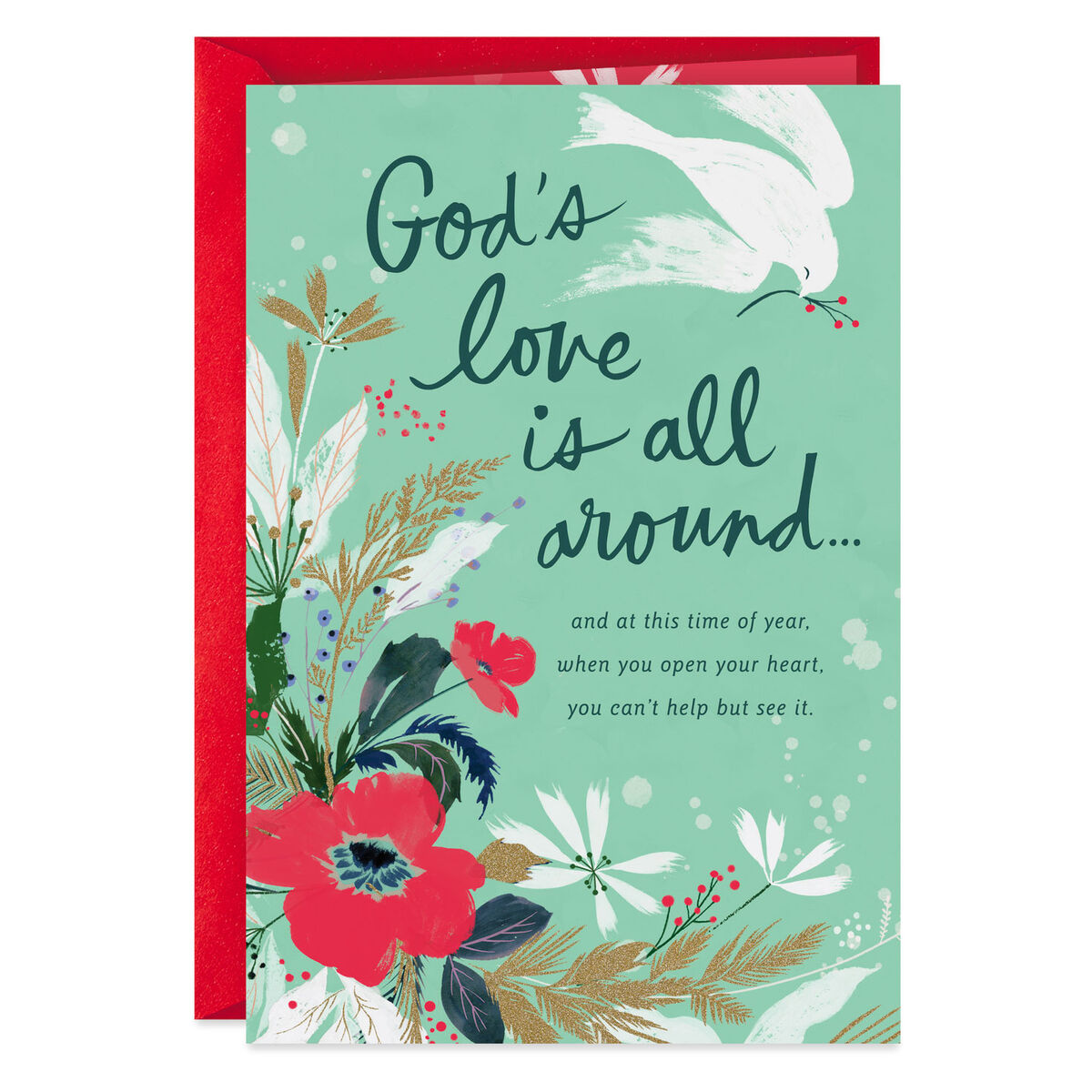 Your guide to the best of what's open on christmas day Dove and Flowers Religious Christmas Card - Greeting Cards - Hallmark