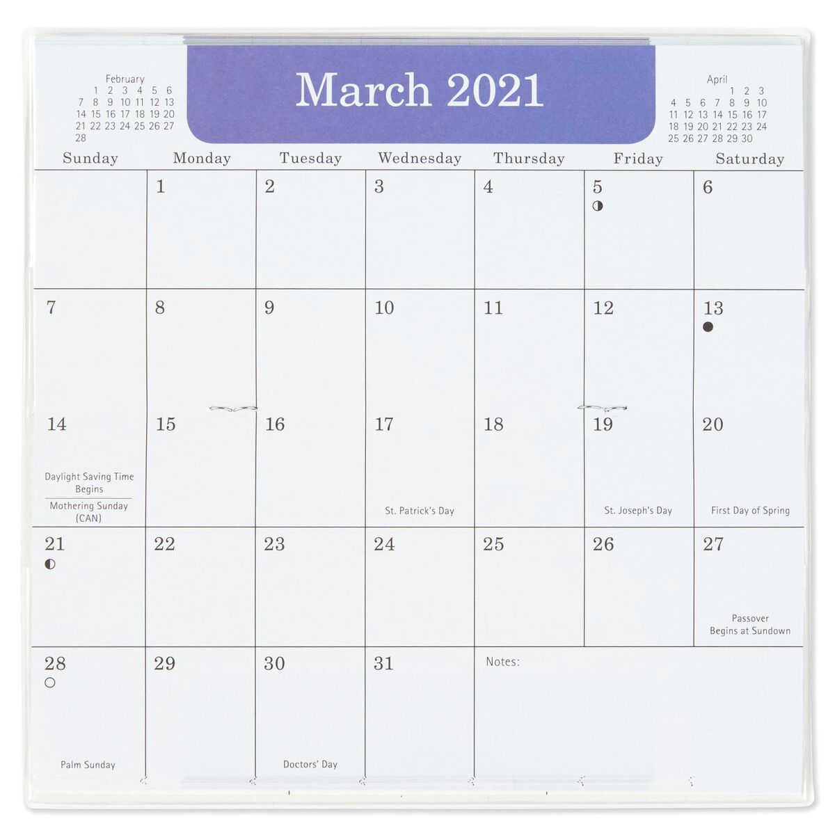 Flowers monthly calendar planner 2020 2021 planners hallmark