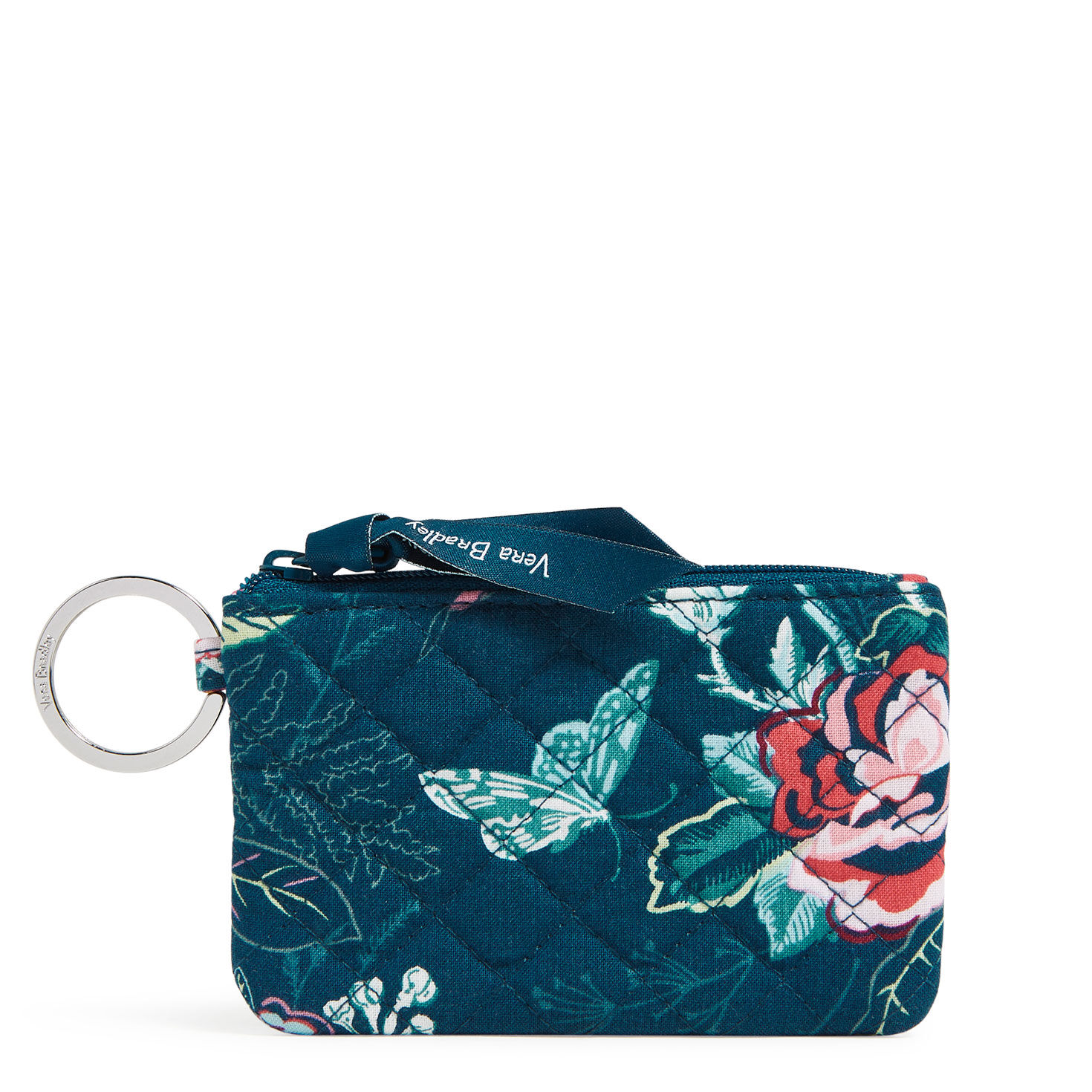 Vera+Bradley+Iconic+Zip+ID+Case+Lanyard+Combo+Indiana+Rose+Gift for sale  online