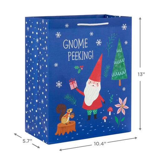 13" Punny Fun 3-Pack Large Christmas Gift Bags Assortment, 