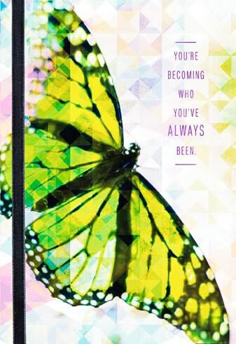 Butterfly Transition Encouragement Card