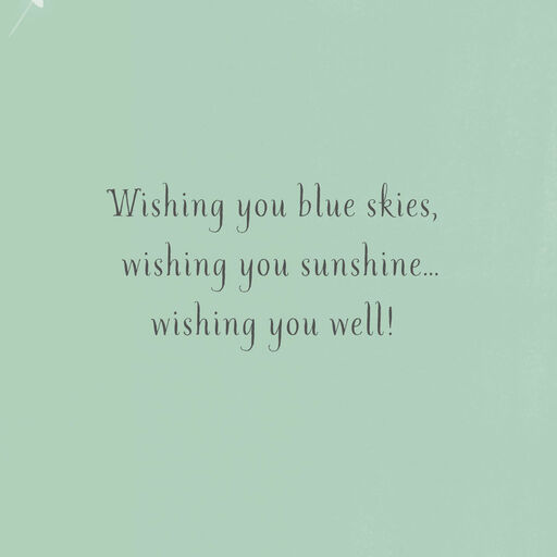 Wishing You Blue Skies Get Well Card, 