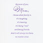 Because of You Birthday Card for Mom, , large image number 2
