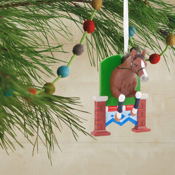 Horse Jumping Hallmark Ornament, , large image number 2