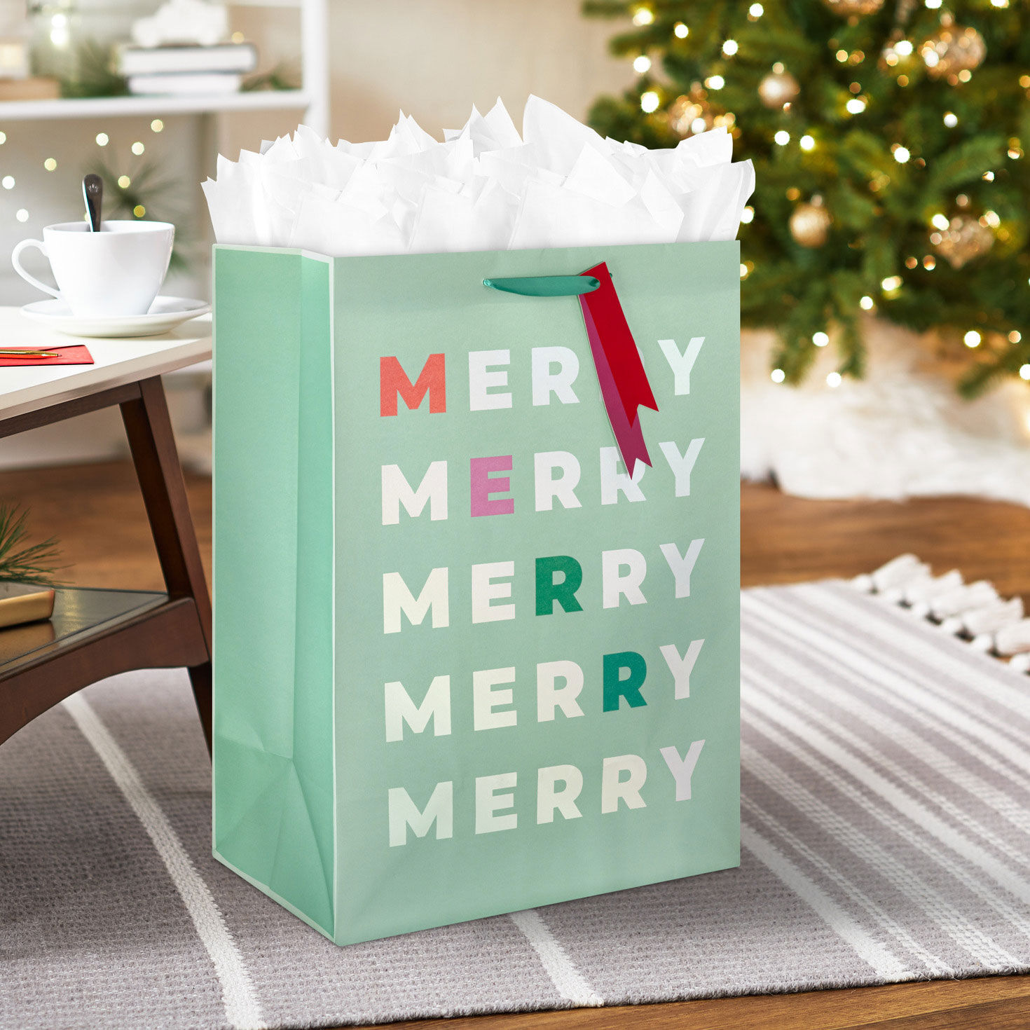 20 Merry Merry Jumbo Christmas Gift Bag Gift Bags Hallmark