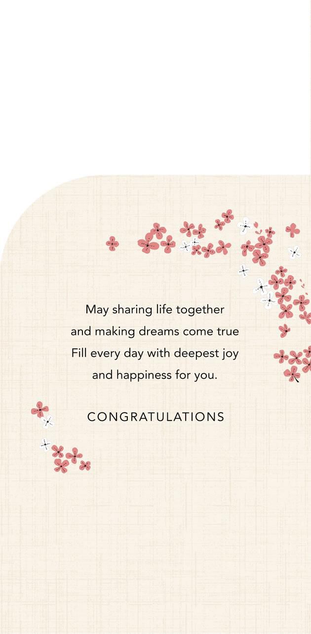 With Deepest Joy Money Holder Card Wedding Card