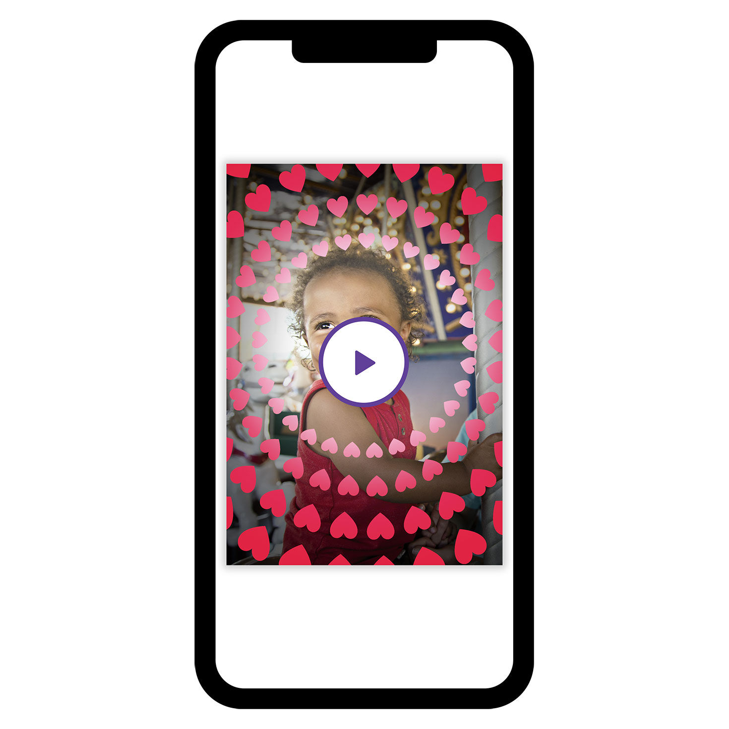 Heart Circles Love eCard