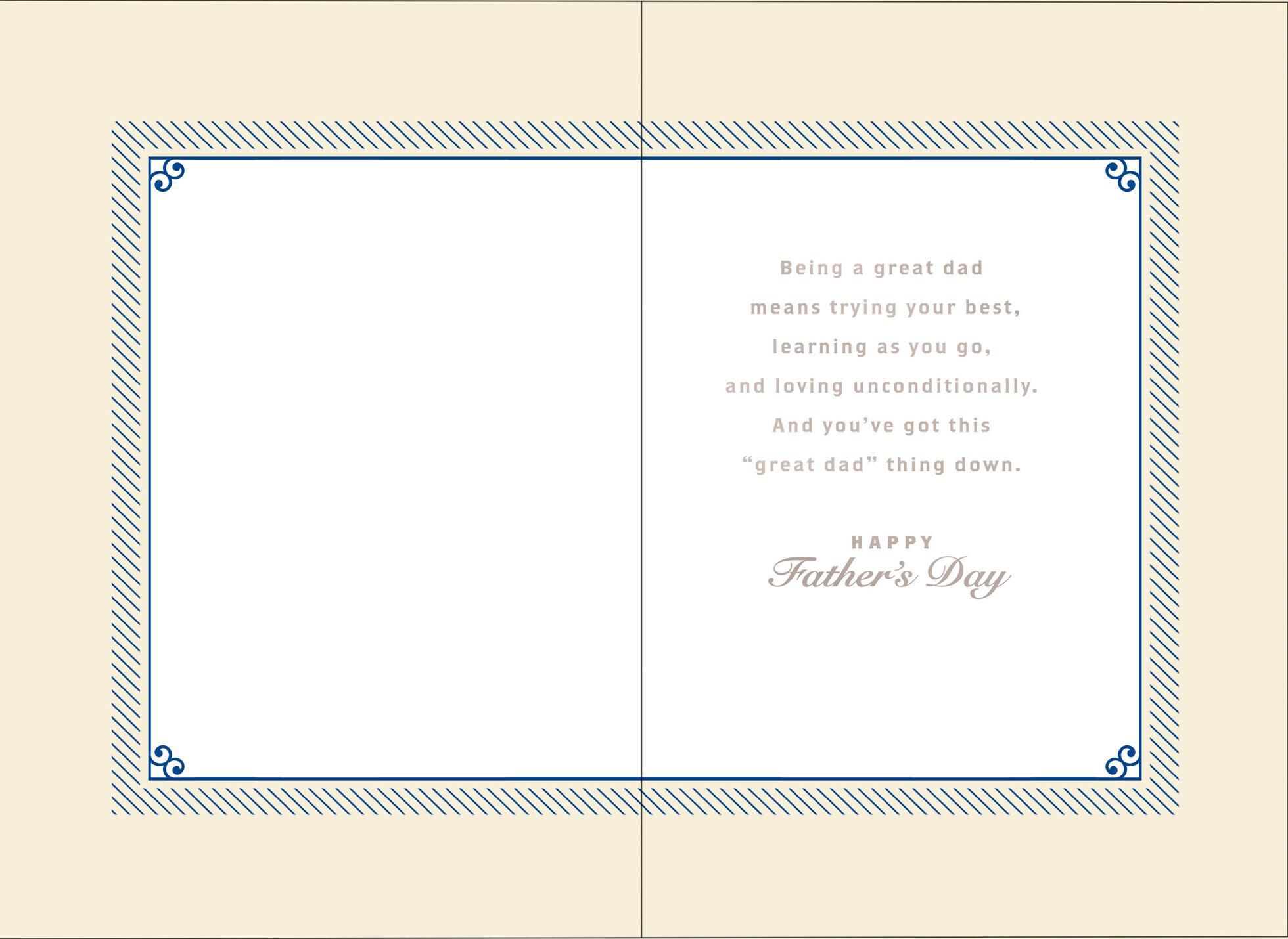You're the Man Father's Day Card