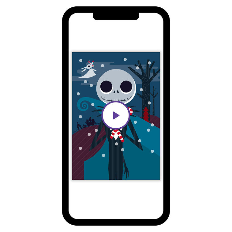 Disney Tim Burton's The Nightmare Before Christmas Frightfully Festive Jack Skellington Custom Christmas Card - Greeting Cards | Hallmark Disney Tim Burton's The Nightmare Before Christmas Frightfully Festive Jack Skellington Custom Christmas Card - Greeting Cards | Hallmark