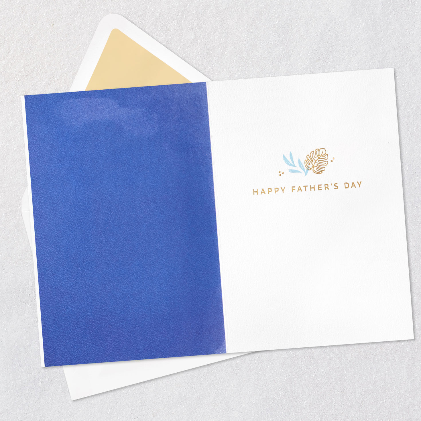 Letter Board and Leaves Father's Day Card Open Card with Envelope image number 3