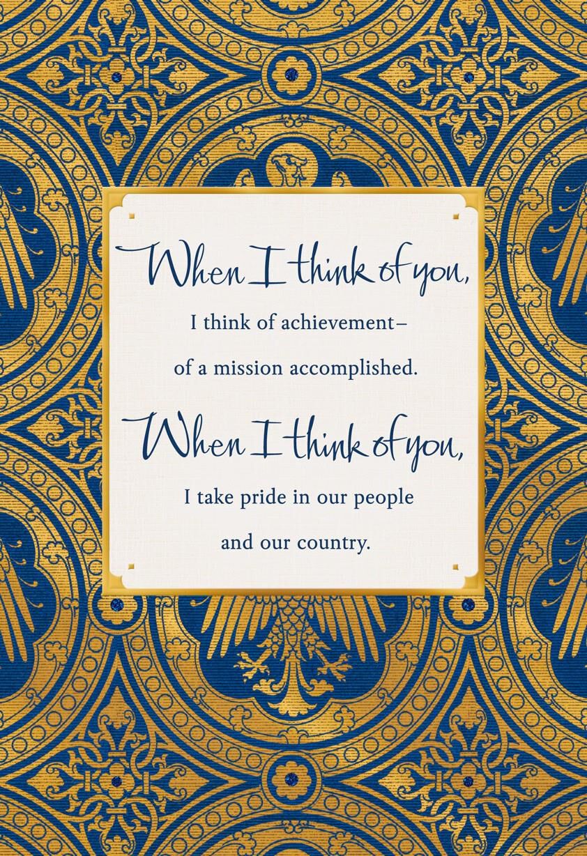 Eagle Tapestry Veterans Day Card