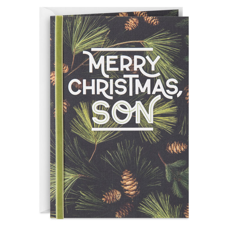 Loving Wishes for You Christmas Card for Son