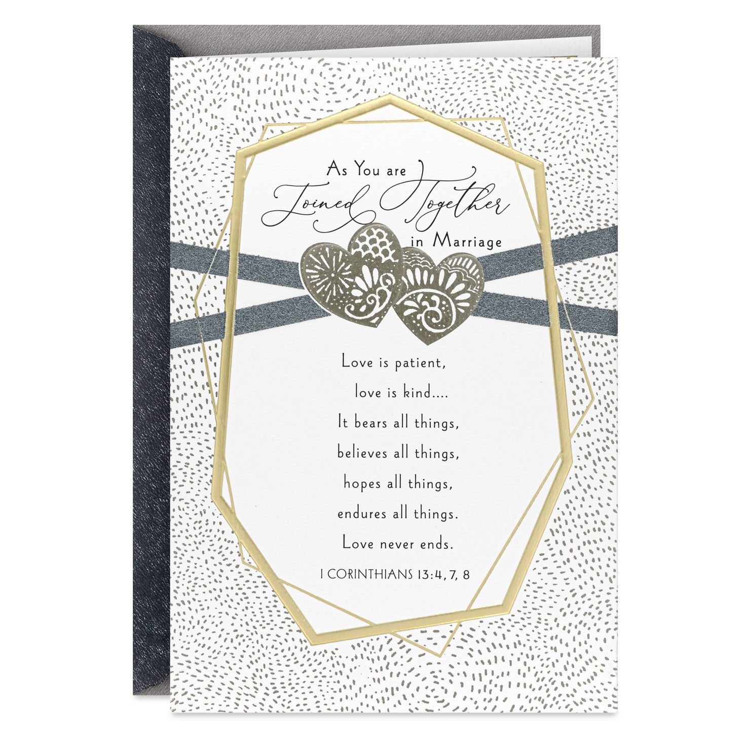 A Lifetime of Blessings Religious Wedding Card