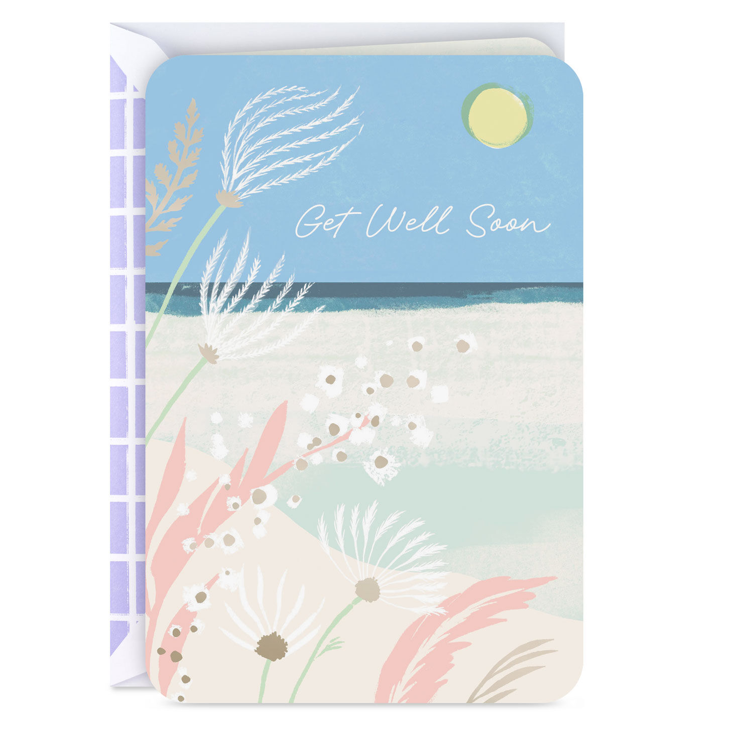 Wishing You Blue Skies and Sunshine Get Well Card