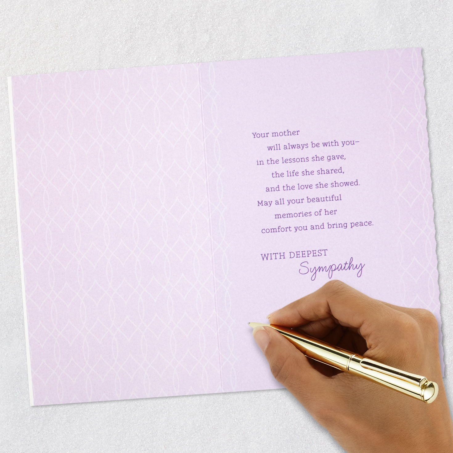 Marjolein Bastin Comfort and Peace Sympathy Card for Loss of Mother for only USD 4.59 | Hallmark