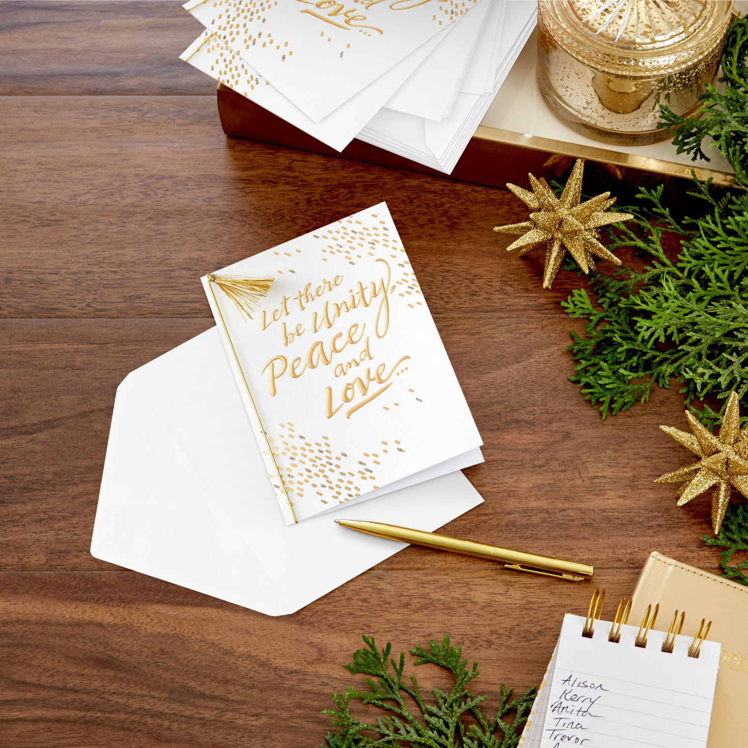 Peace, Unity and Love Boxed Christmas Cards, Pack of 12 for only USD 17.49 | Hallmark