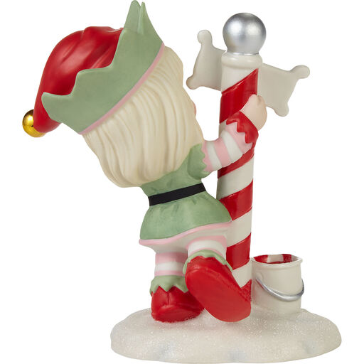 Precious Moments Greetings From The North Pole Elf Figurine, 5.2", 