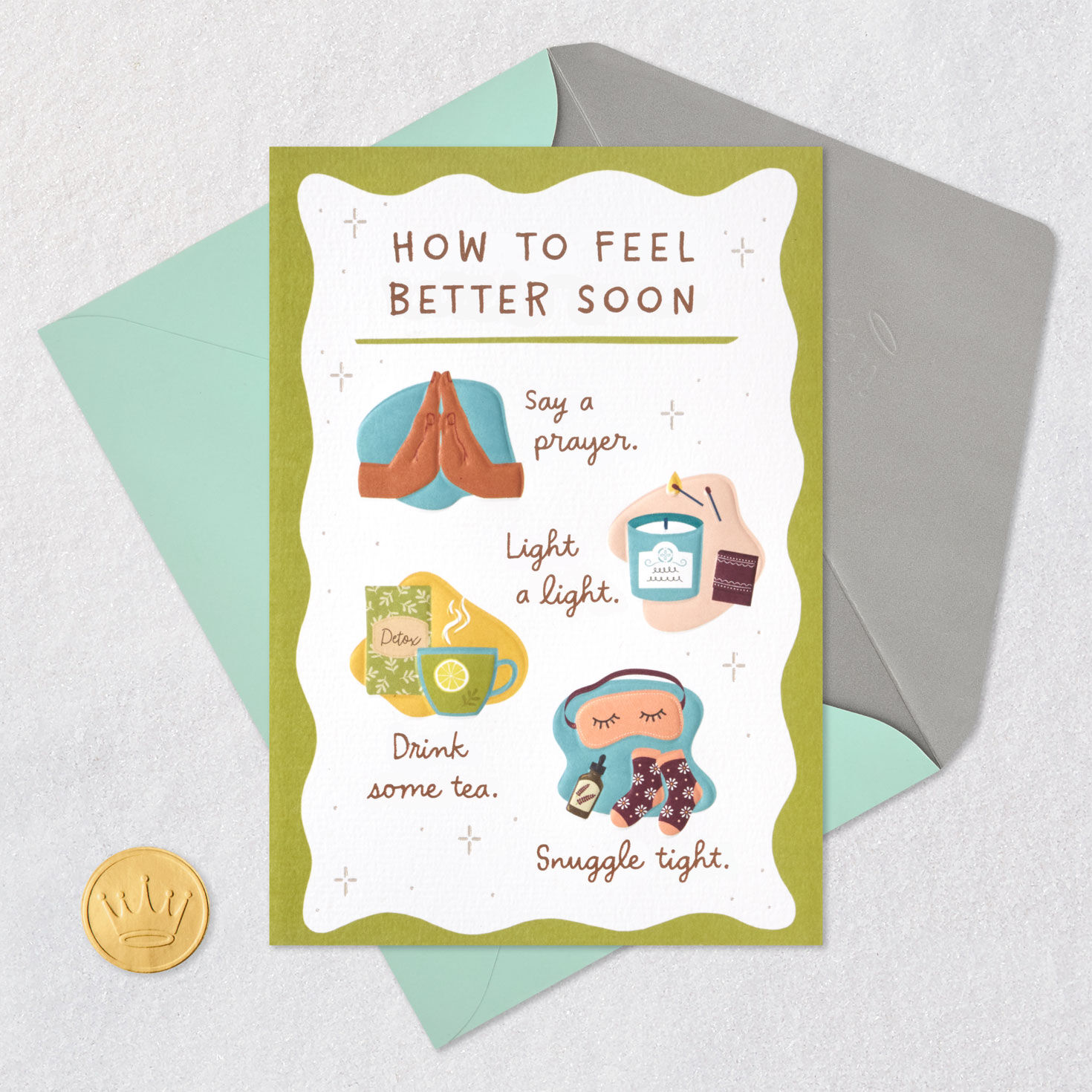 How to Feel Better Get Well Card, , large image number 6