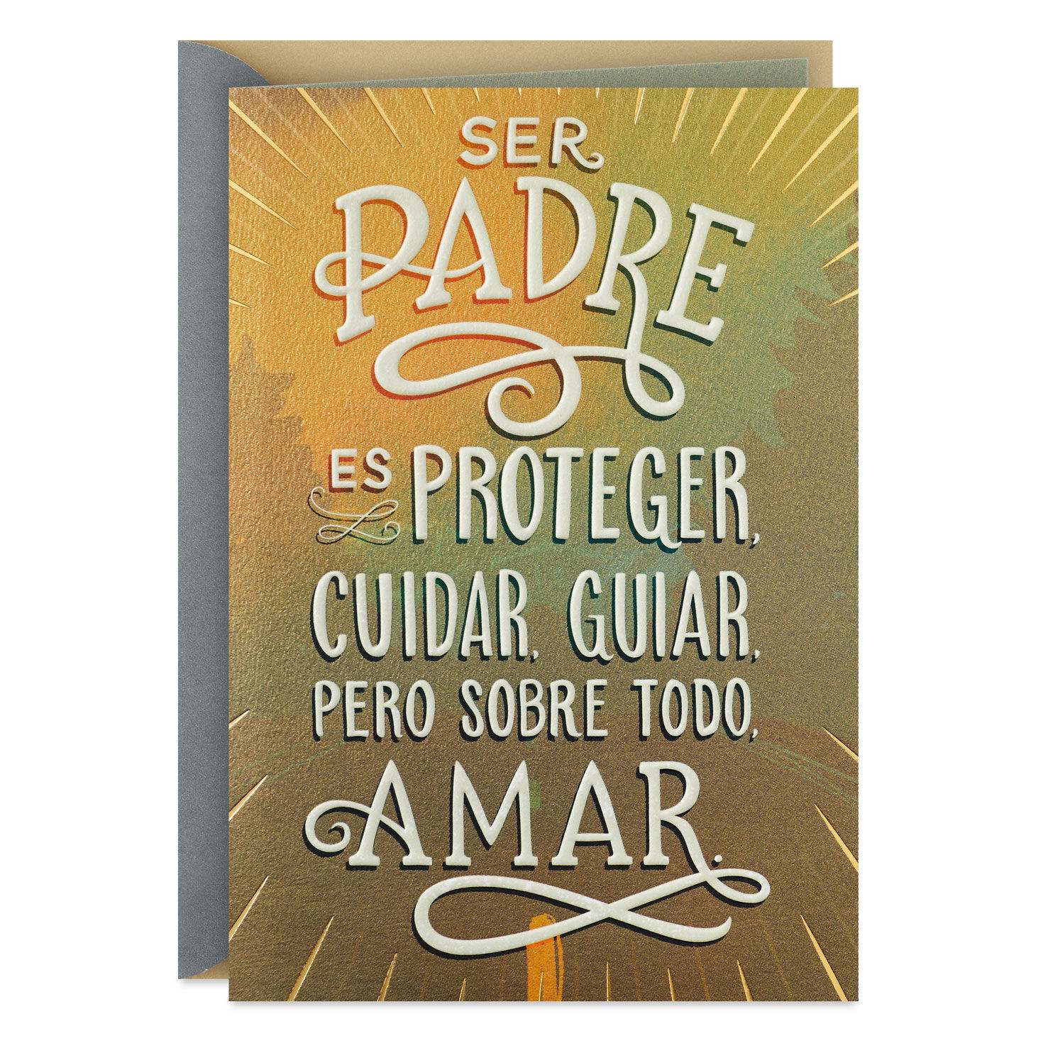 Best Wishes Spanish-Language Father's Day Card