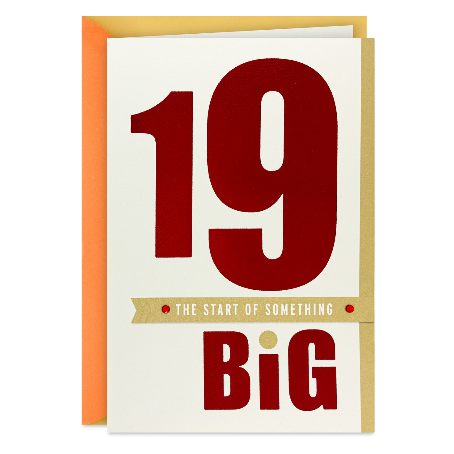 The Start of Something Big 19th Birthday Card