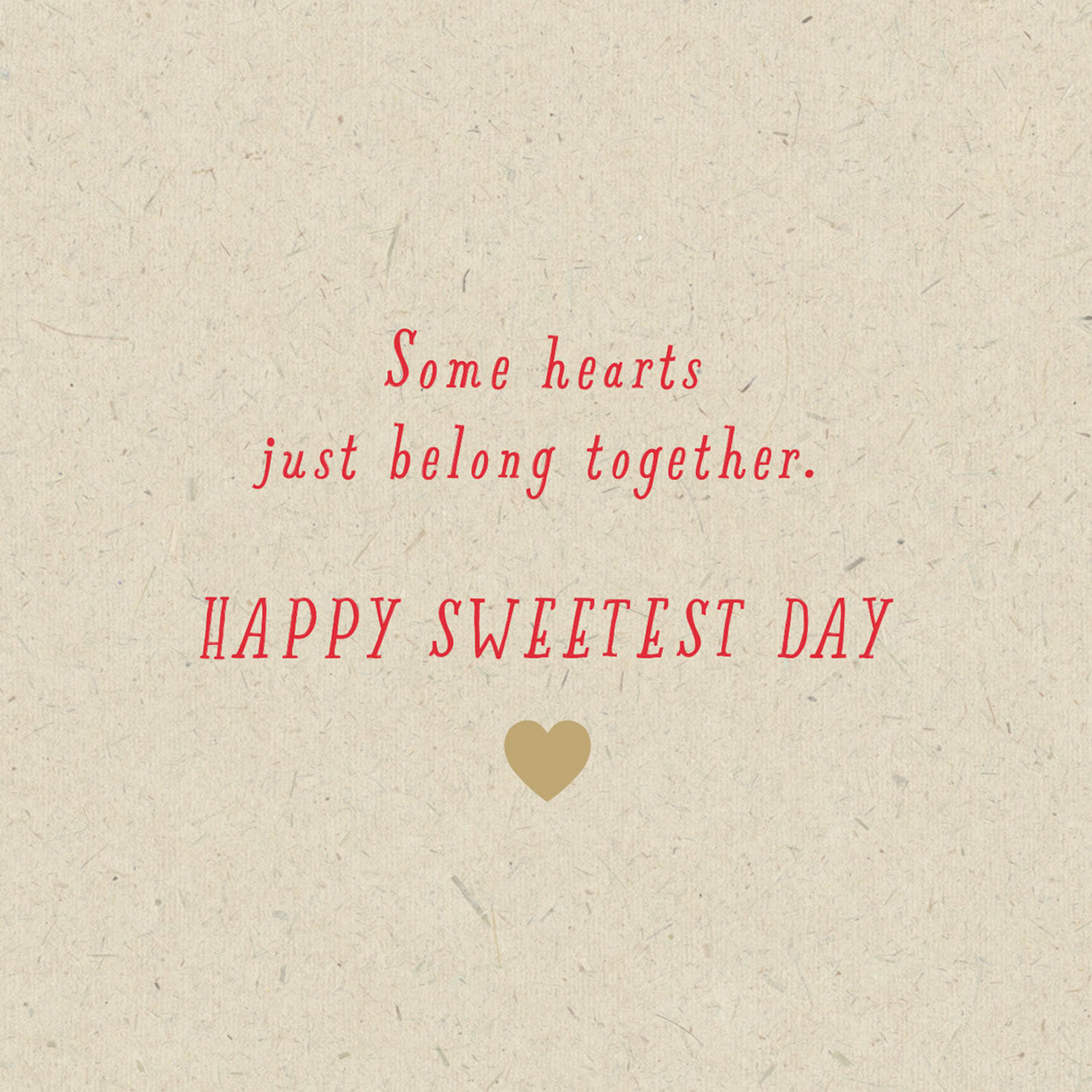 Hearts Belong Together Romantic Sweetest Day Card for only USD 4.99 | Hallmark