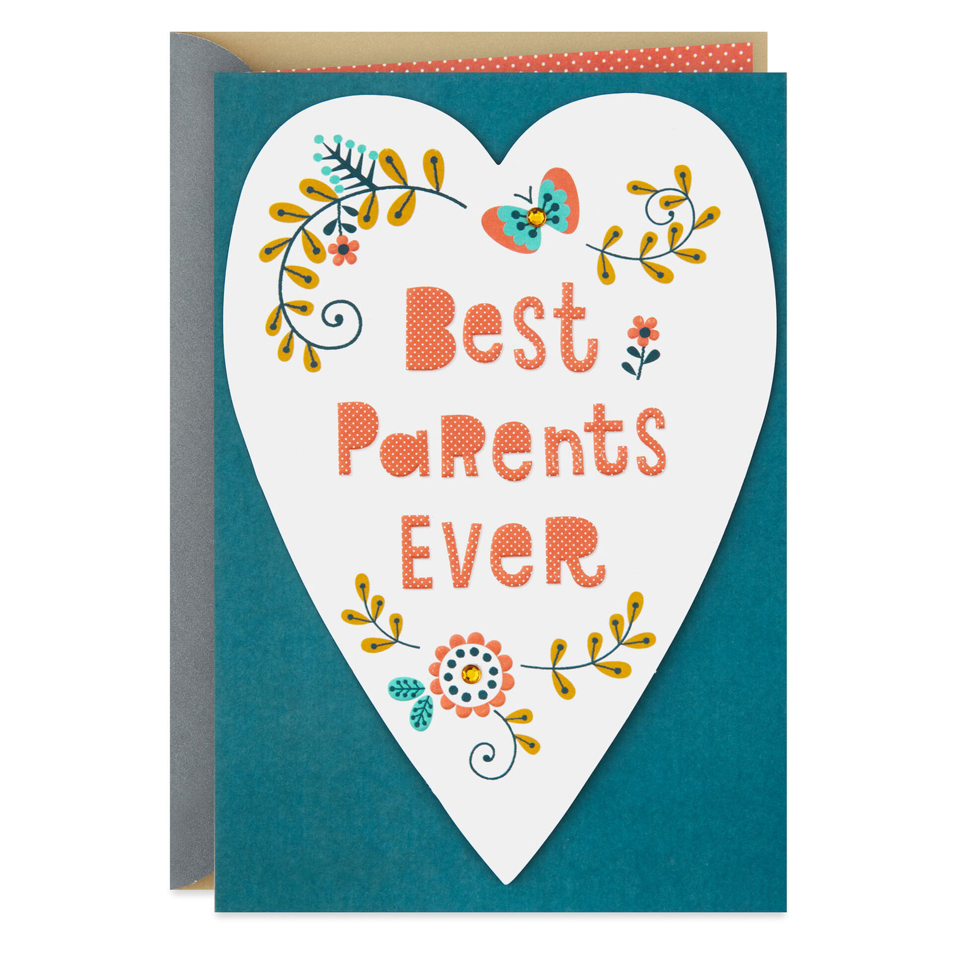 Celebrating Your Love Anniversary Card for Parents Greeting Cards