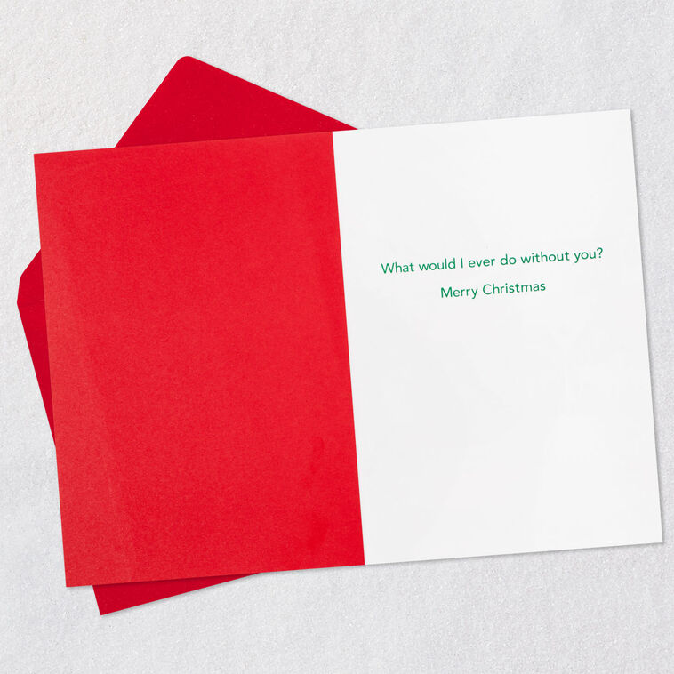 Texting Santa Funny Romantic Christmas Card for Her, , large image number 3