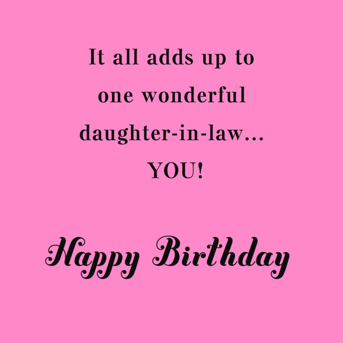 You're Wonderful Birthday Card for Daughter-in-Law - Greeting Cards ...