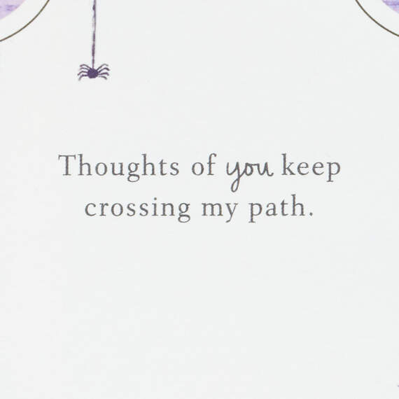 Thoughts of You Keep Crossing My Path 3D Pop-Up Halloween Card, , large image number 3