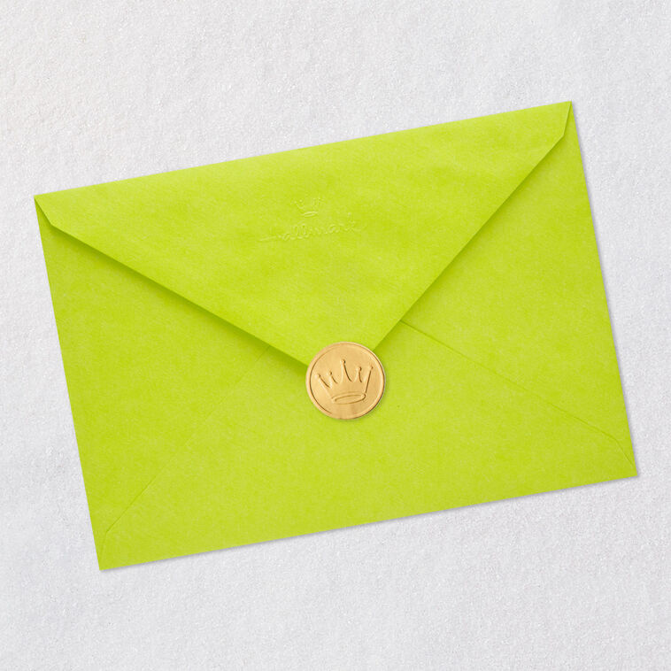 Multicolor Lettering Funny Congratulations Card Envelope Back with Seal image number 8