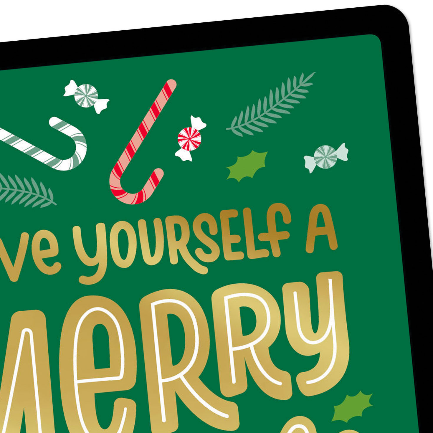 Holiday Candy and Icons Venmo Christmas Card Card Front Detail image number 4