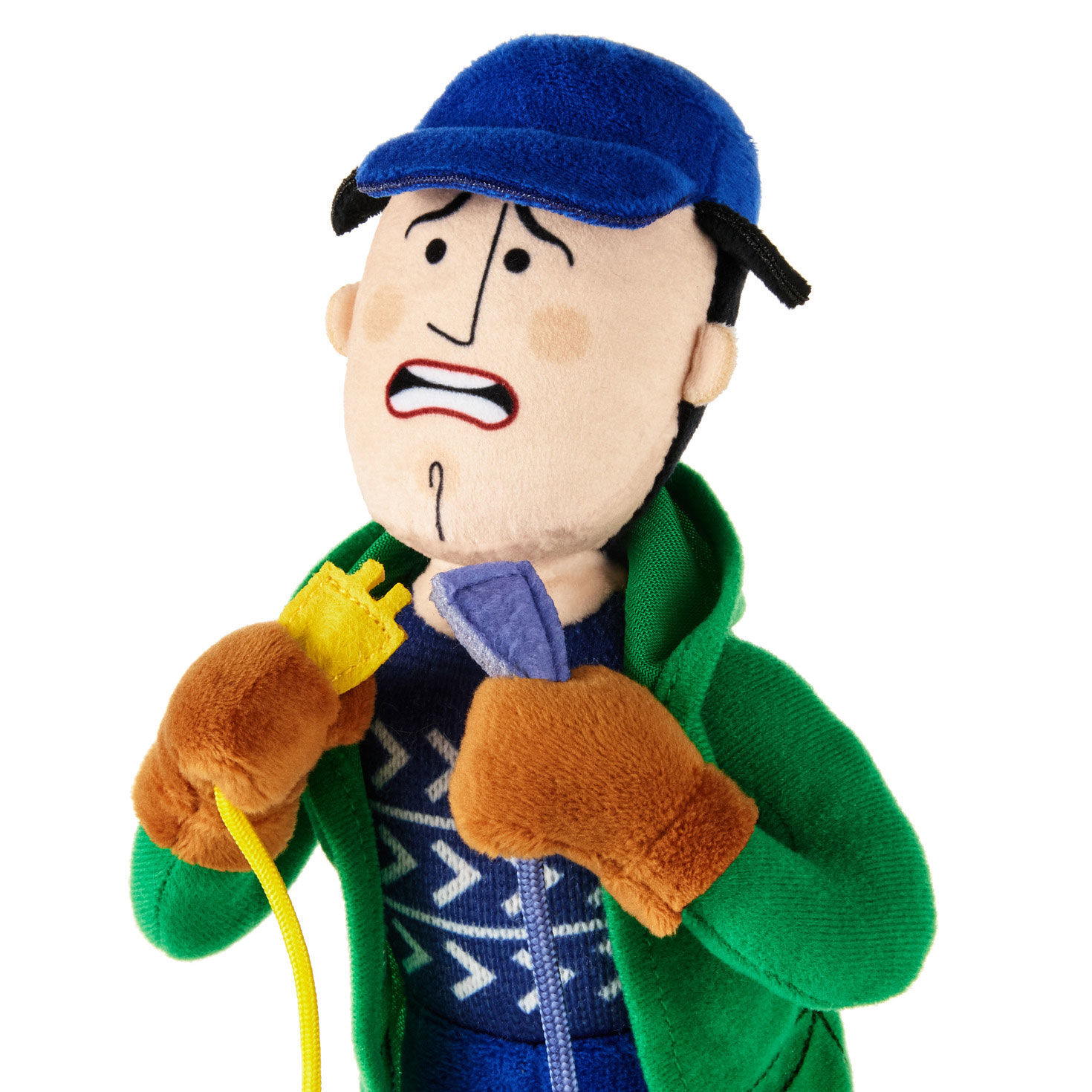 Clark Griswold Holding Cords Wireless Tree Lighter upclose view front image number 6