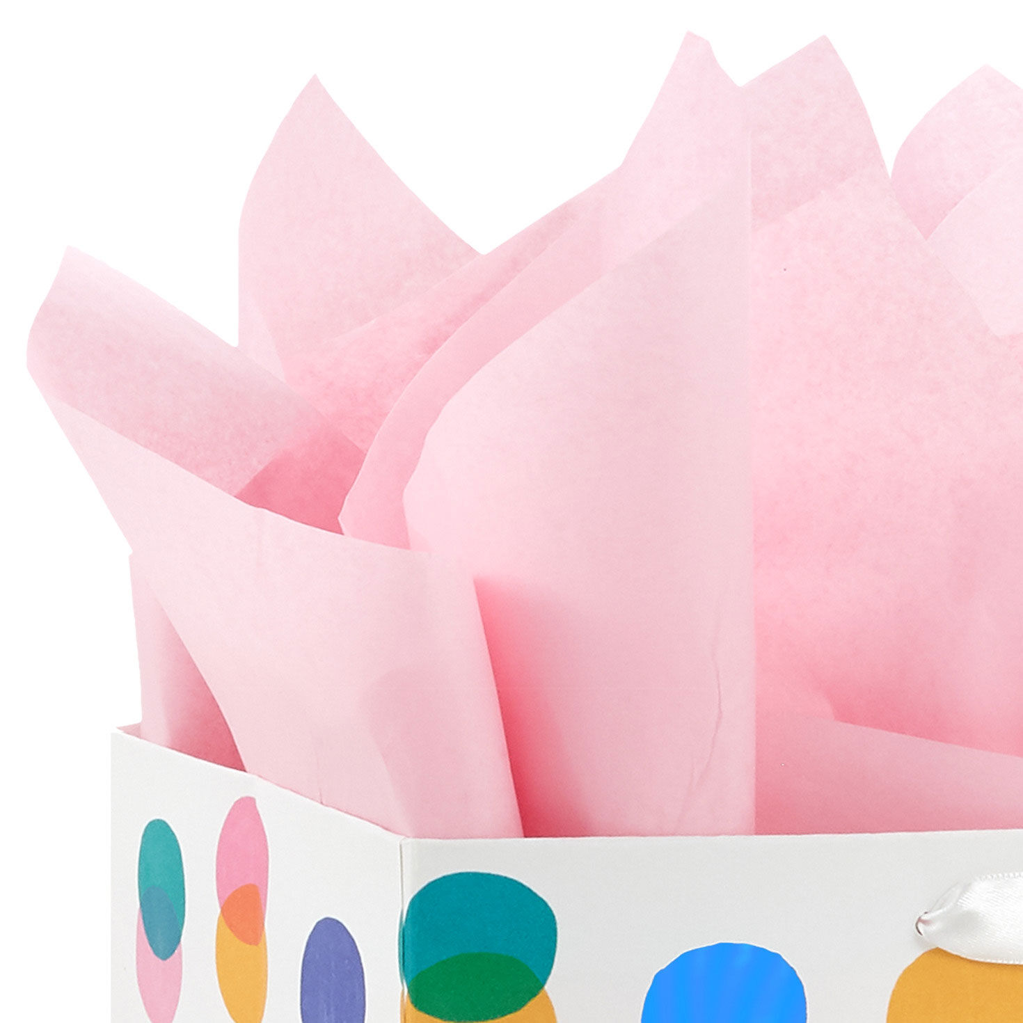 13" Falling Rows of Dots Large Gift Bag With Tissue Paper for only USD 6.99 | Hallmark