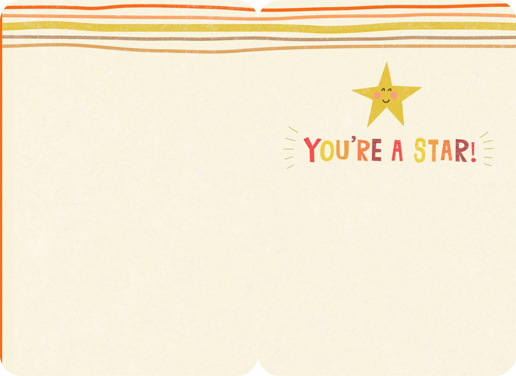 You're a Star Congratulations Card
