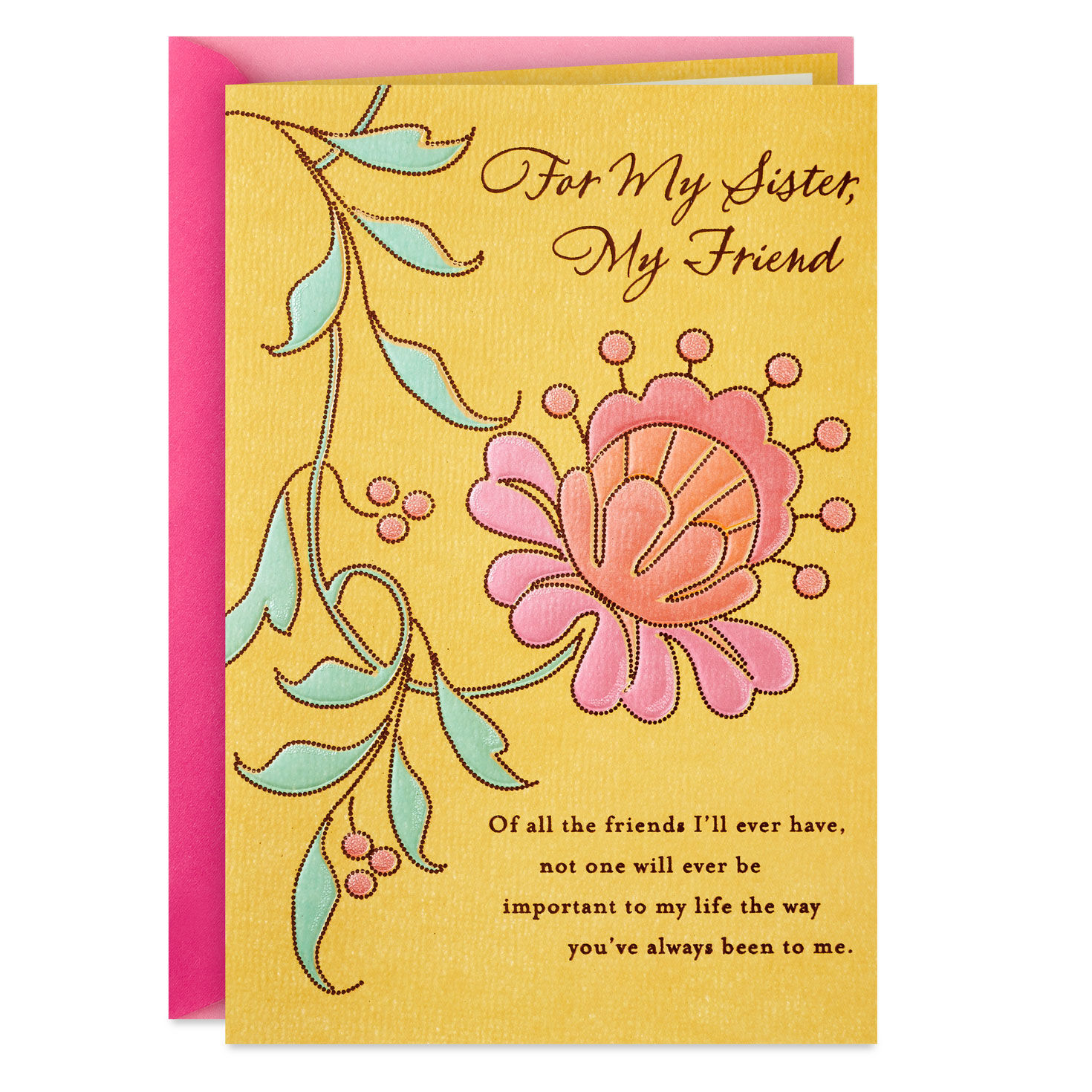 I Always Turn to You Birthday Card for Sister for only USD 5.99 | Hallmark