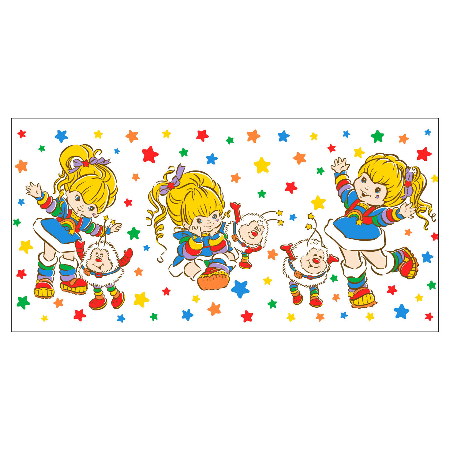 Rainbow Brite and Twink Collector Glass  image number 2