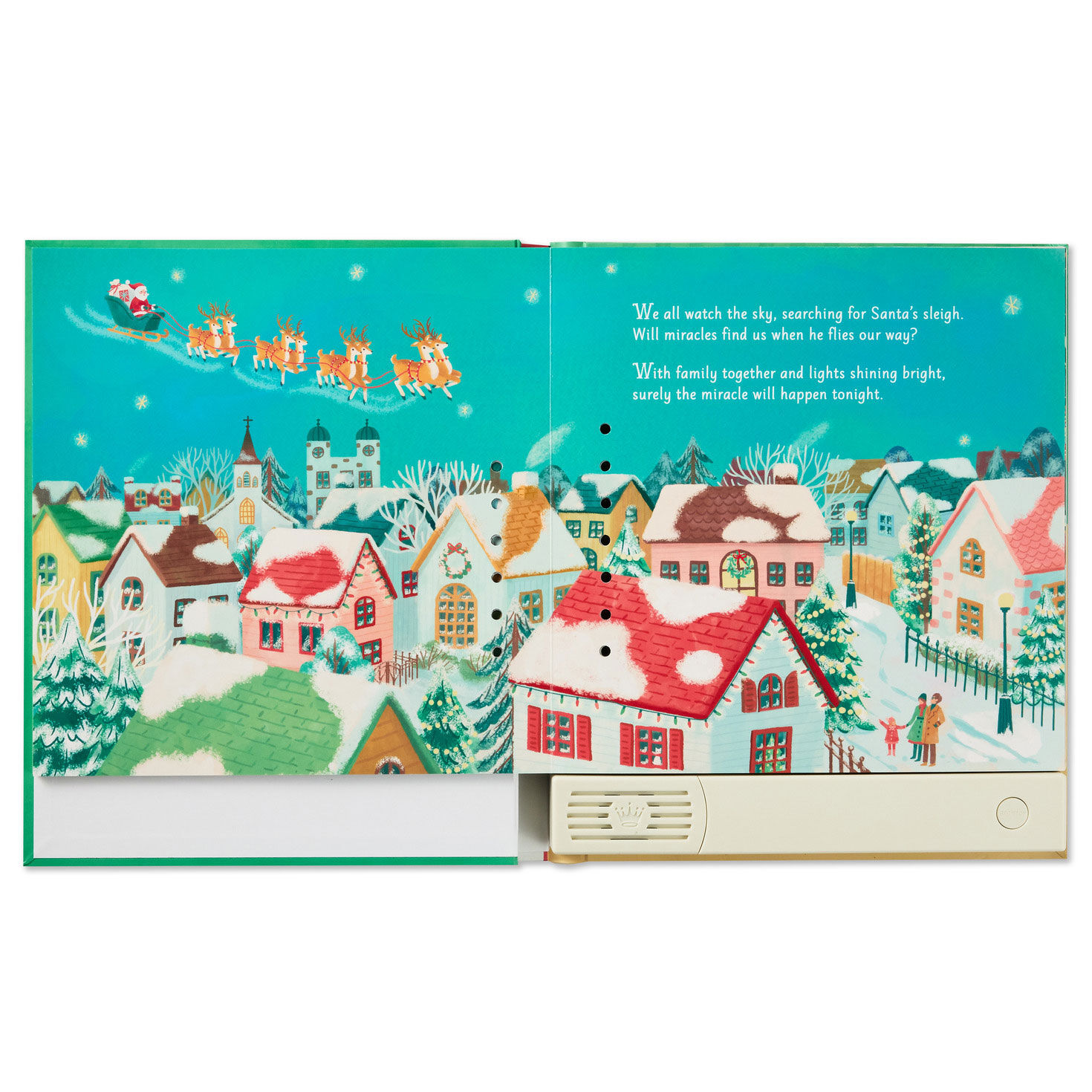 Christmas Miracles All Around Recordable Storybook inside spread image number 5