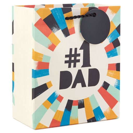 6.5" #1 Dad Small Gift Bag, 