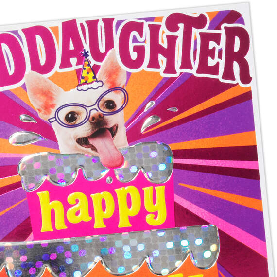 Fun and Sweet Birthday Card for Goddaughter, , large image number 5