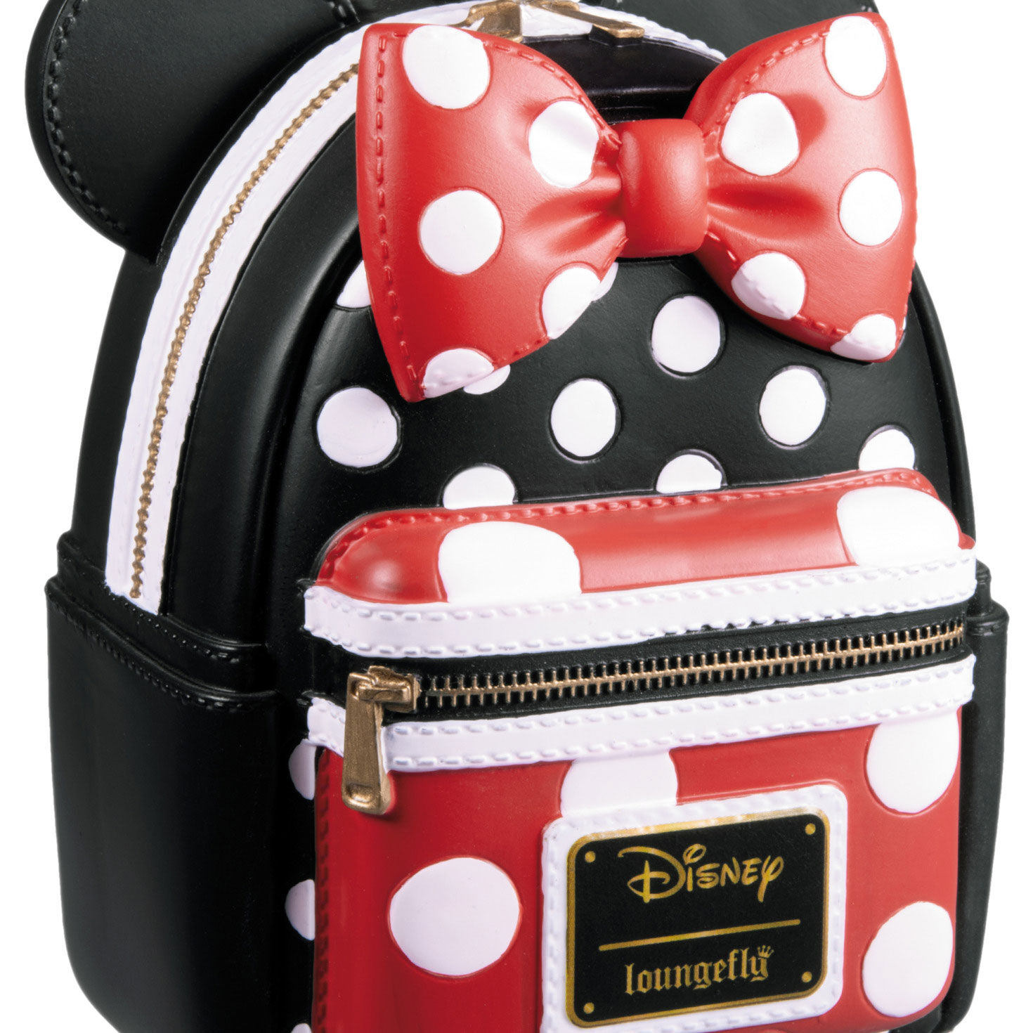 Minnie Mouse Loungefly Backpack Christmas Ornament closeup view image number 5