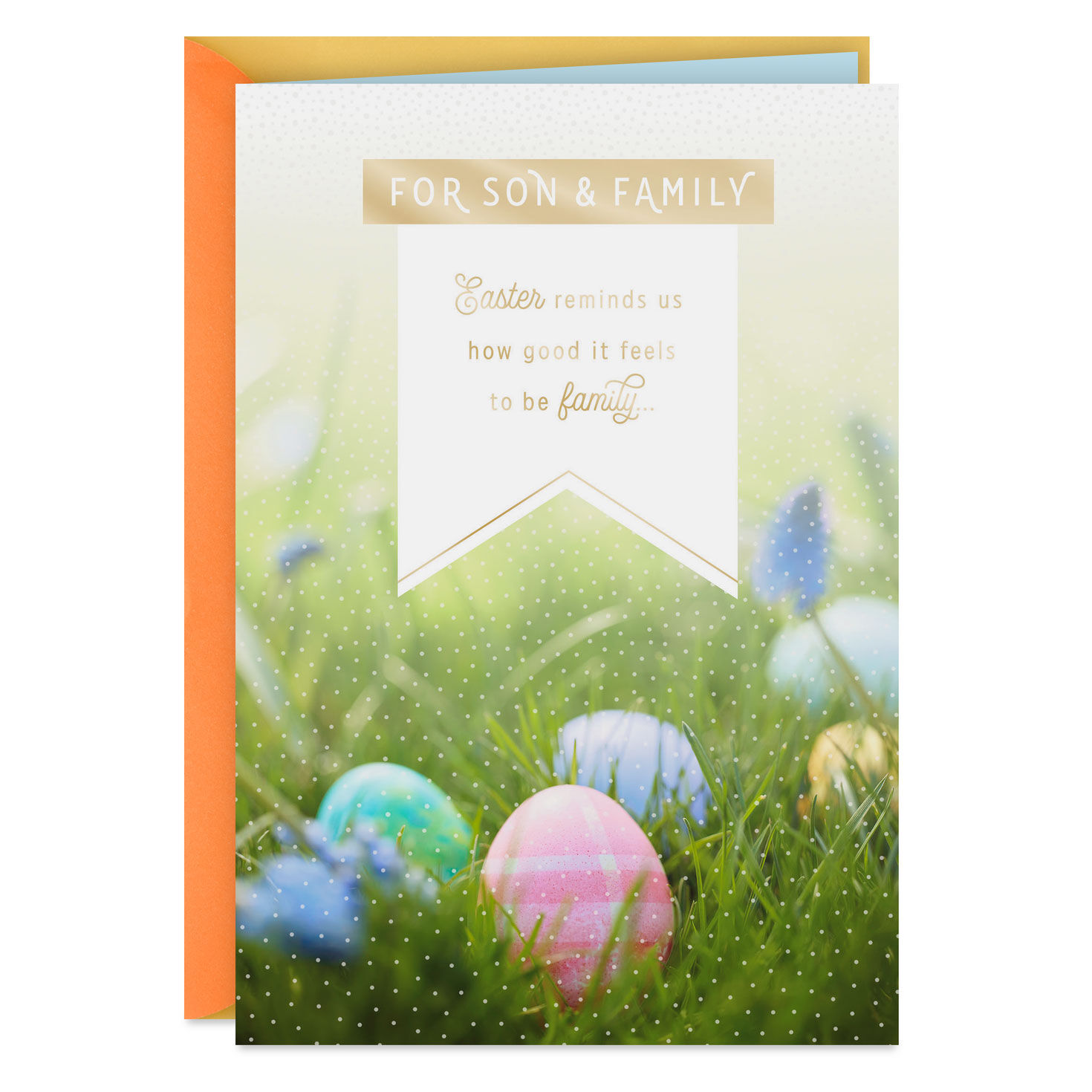 Feels Good To Be Family Easter Card for Son and Family