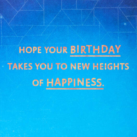 Your Greatness Defies Gravity Birthday Card for Son, , large image number 2