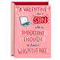 Important, Talented, Cool Funny Valentine's Day Card for Son, , large image number 1