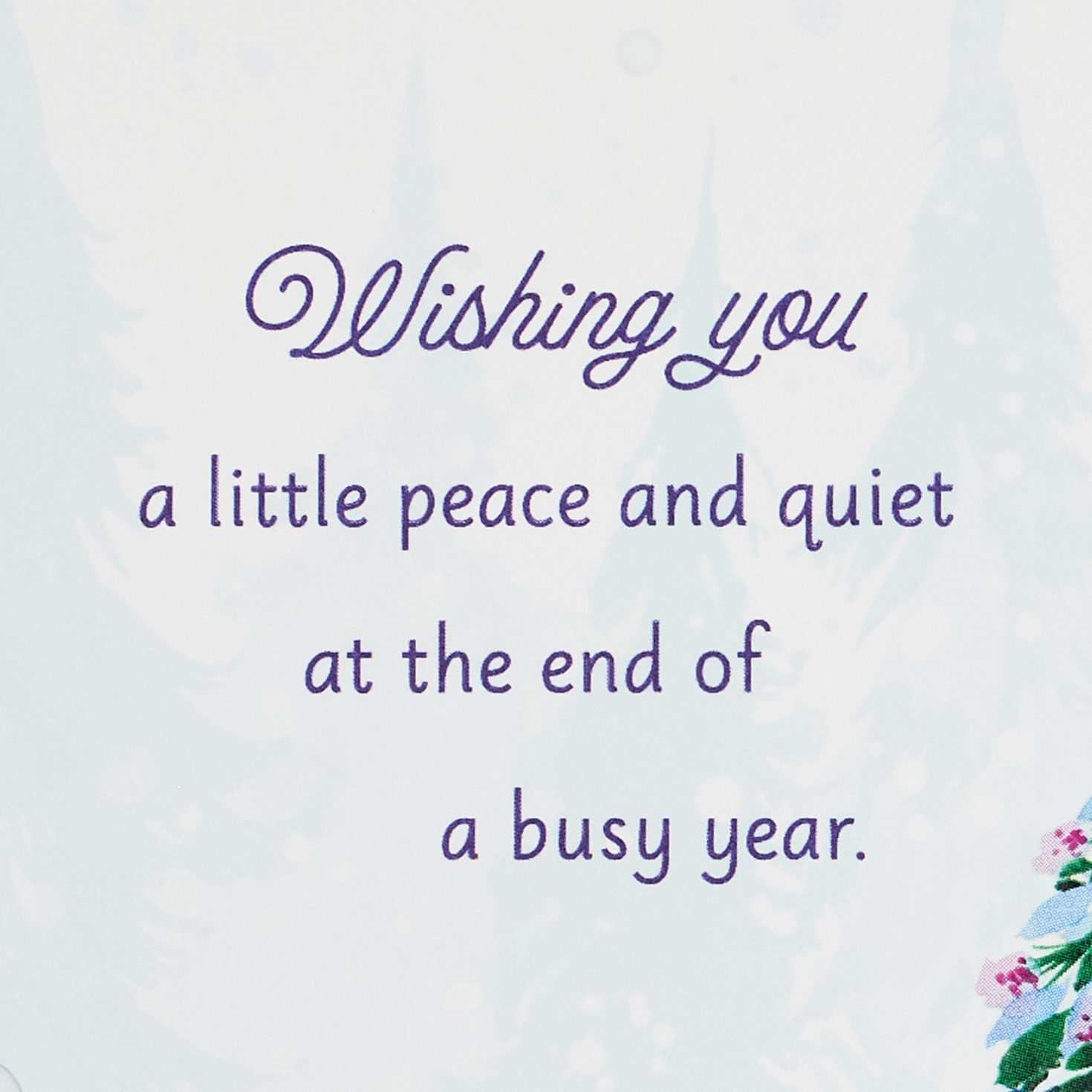 Elegant Tree and Snowflakes Daughter Christmas Card Sentiment image number 2