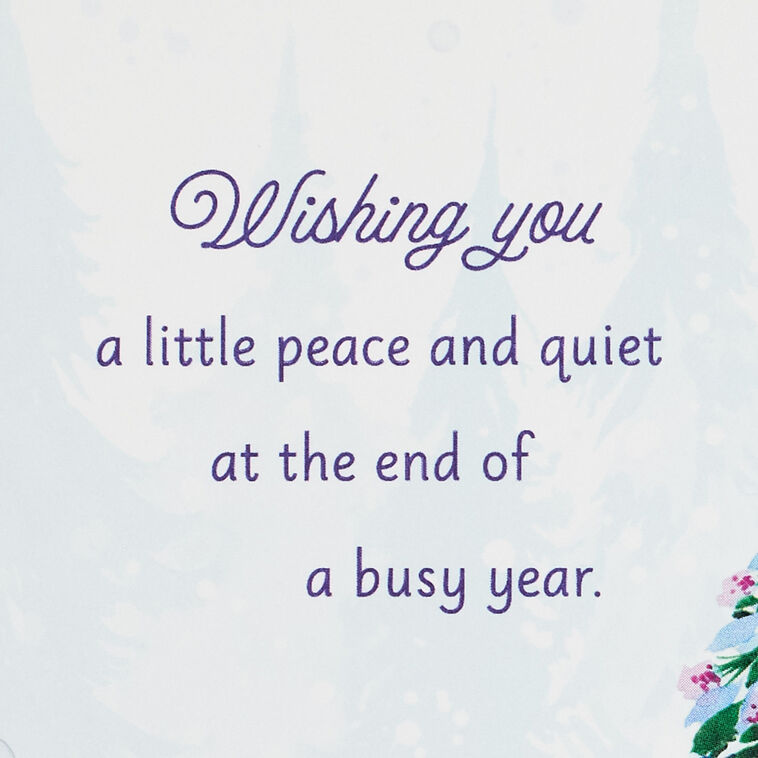 Elegant Tree and Snowflakes Daughter Christmas Card Sentiment image number 2