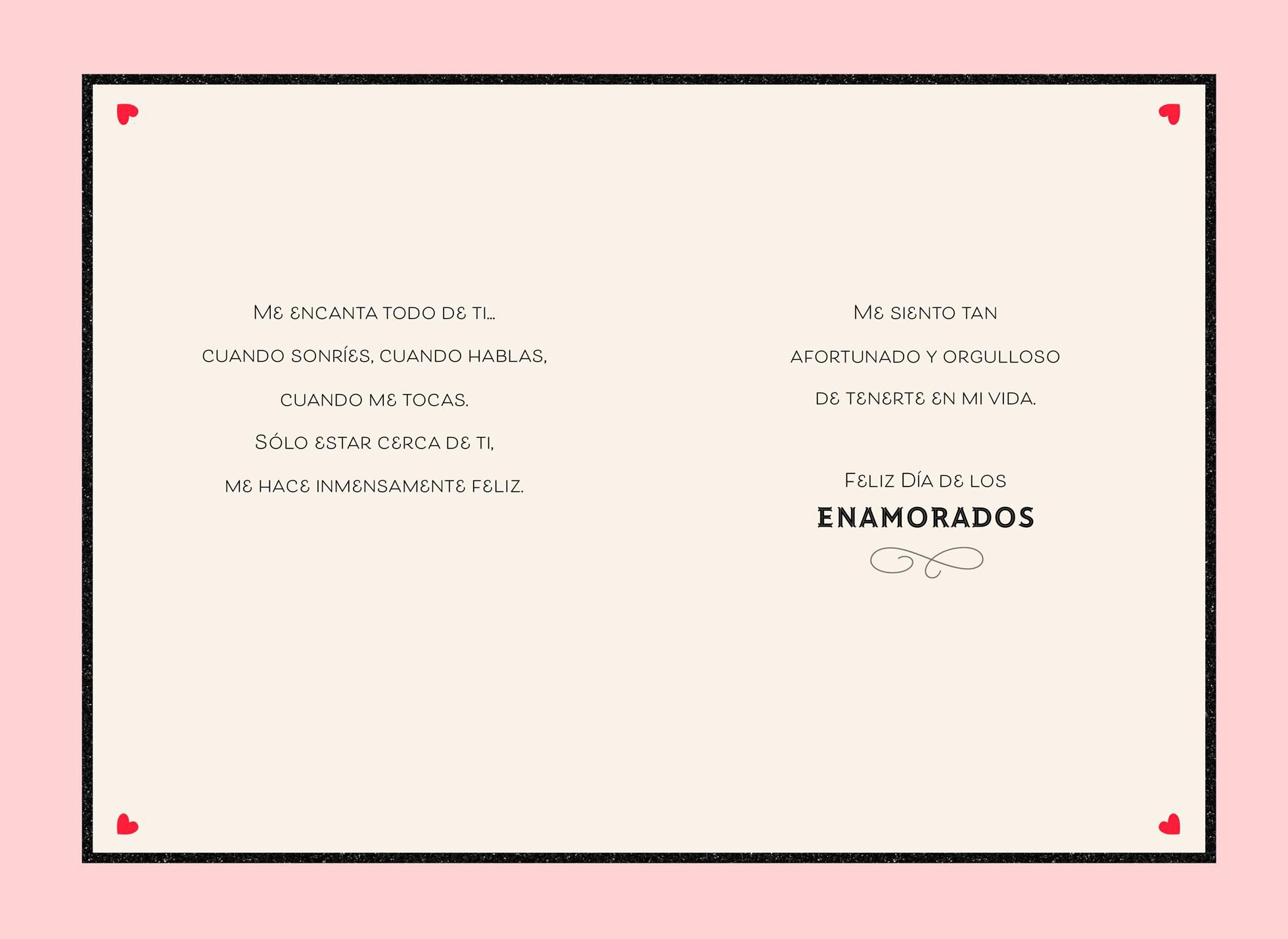 So Lucky Spanish-Language Valentine's Day Card for Girlfriend