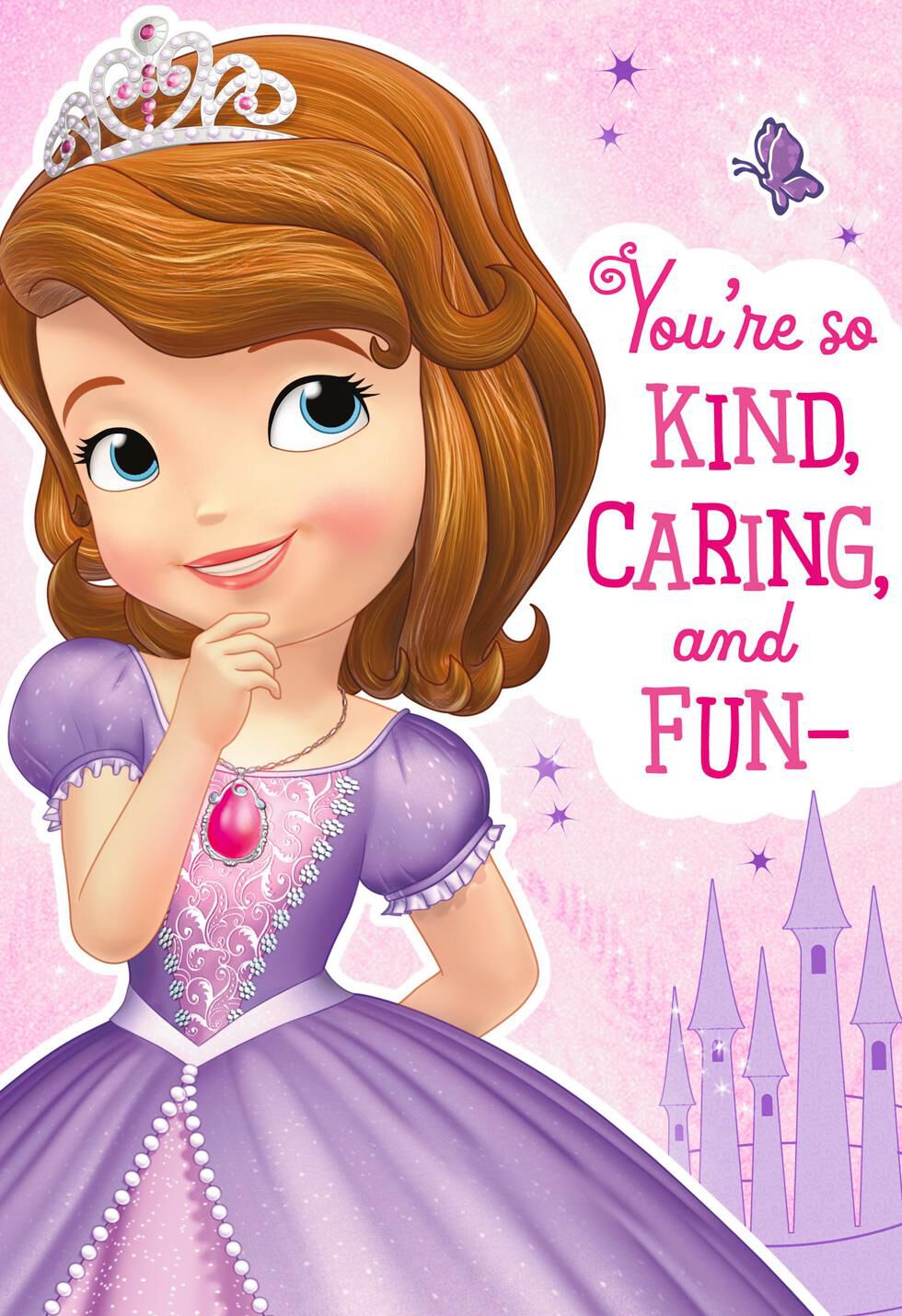 Sofia the First Royally Perfect Birthday Card