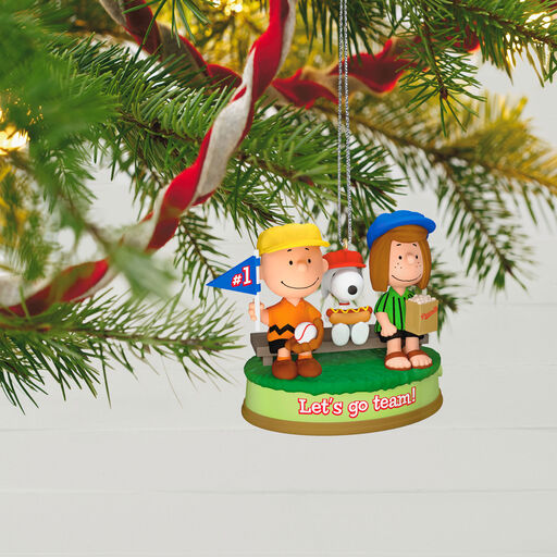 The Peanuts® Gang Batter Up! Musical Ornament, 